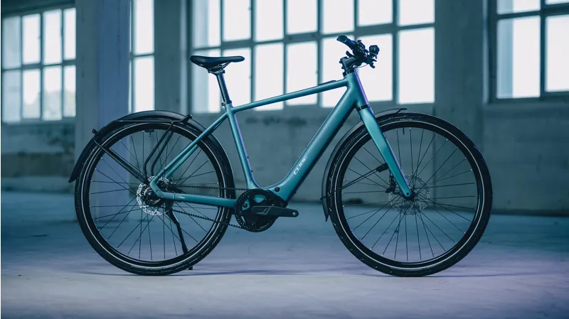 2026 Cube Editor Hybrid SLT 400X FE Electric Bike - Smaragdgrey/Prism-2