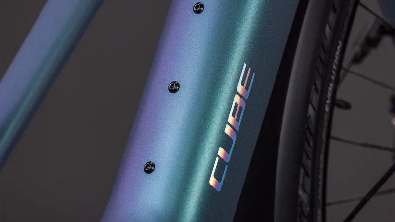 2026 Cube Editor Hybrid SLT 400X FE Trapeze Electric Bike - Grey/Prism-4