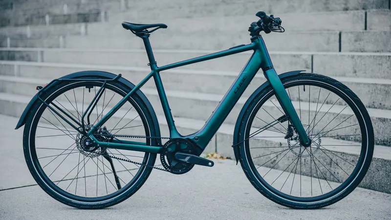 2025 Cube Editor Hybrid SLT FE 400X Electric Bike - Goblin/Glossy - Size Medium-1