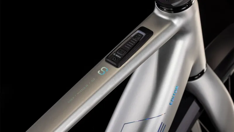 2025 Cube Editor Hybrid SLX FE 400X Electric Hybrid Bike - Grey - X-Large-8