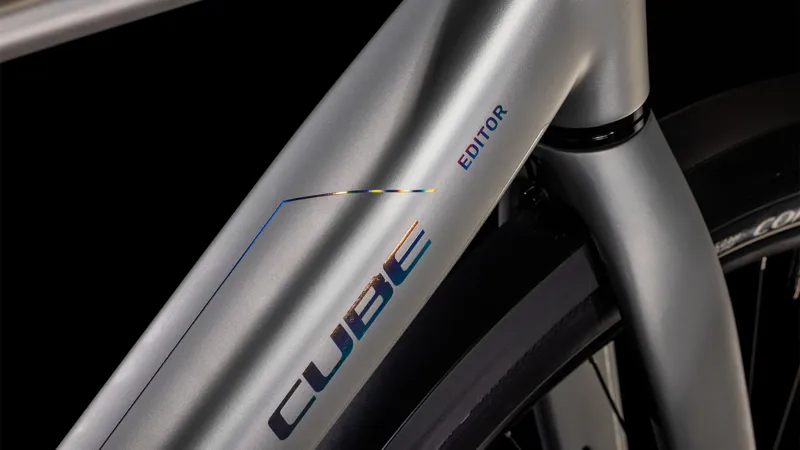 2025 Cube Editor Hybrid SLX FE 400X Electric Hybrid Bike - Grey - X-Large-7