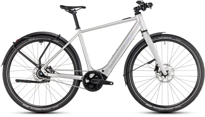 2025 Cube Editor Hybrid SLX FE 400X Electric Hybrid Bike - Grey - X-Large
