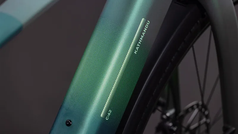 2026 Cube Kathmandu Hybrid C:62 SLT 400X Electric Hybrid Bike - Sea Foam-3