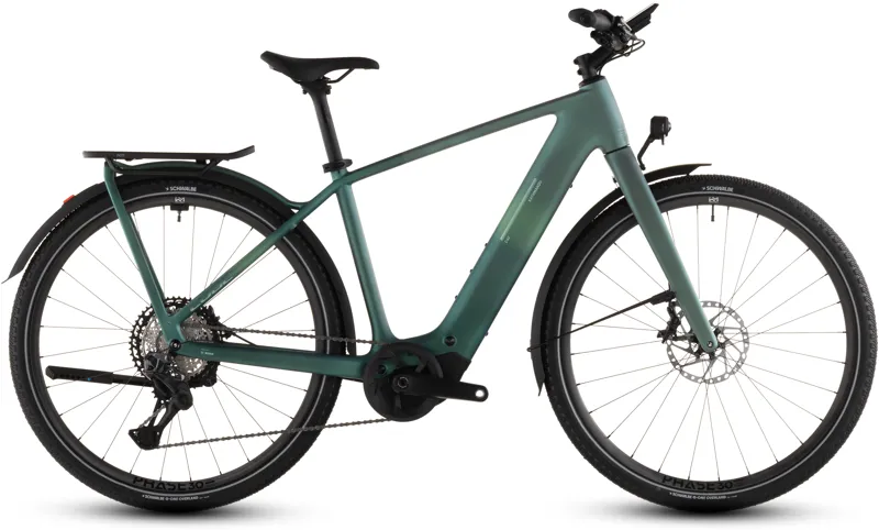 2026 Cube Kathmandu Hybrid C:62 SLT 400X Electric Hybrid Bike - Sea Foam