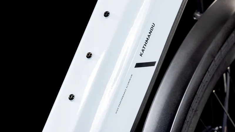 2025 Cube Kathmandu Hybrid One 800 Easy Entry E-Bike - Polar White - Small-3