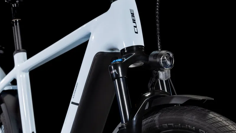 2025 Cube Kathmandu Hybrid One 800 Electric Bike - Polar White - Small-2