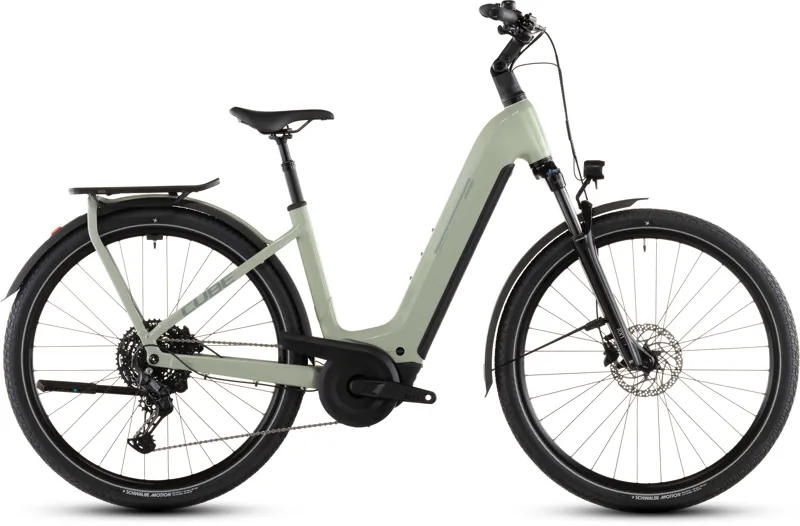 2026 Cube Kathmandu Hybrid One 800 Easy Entry Electric Bike - Pea/Green
