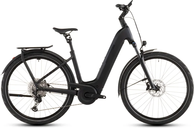 2026 Cube Kathmandu Hybrid Pro 800 Easy Entry Electric Bike - Coal/Black