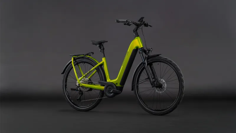 2026 Cube Kathmandu Hybrid Pro 800 Easy Entry Electric Bike - Lizard/Black-2