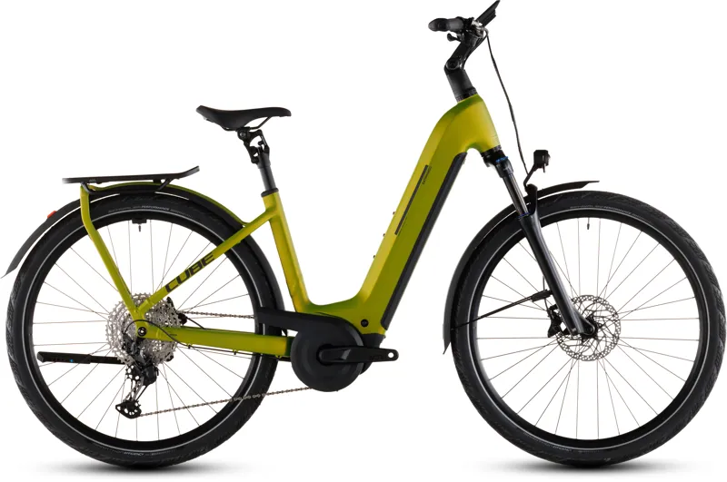 2026 Cube Kathmandu Hybrid Pro 800 Easy Entry Electric Bike - Lizard/Black