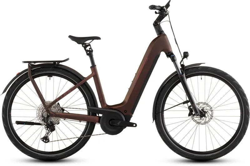 2026 Cube Kathmandu Hybrid Pro 800 Easy Entry Electric Bike - Sunglow