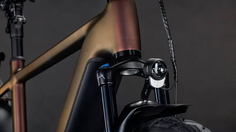 2026 Cube Kathmandu Hybrid Pro 800 Electric Hybrid Bike - Sunglow/Chrome-7