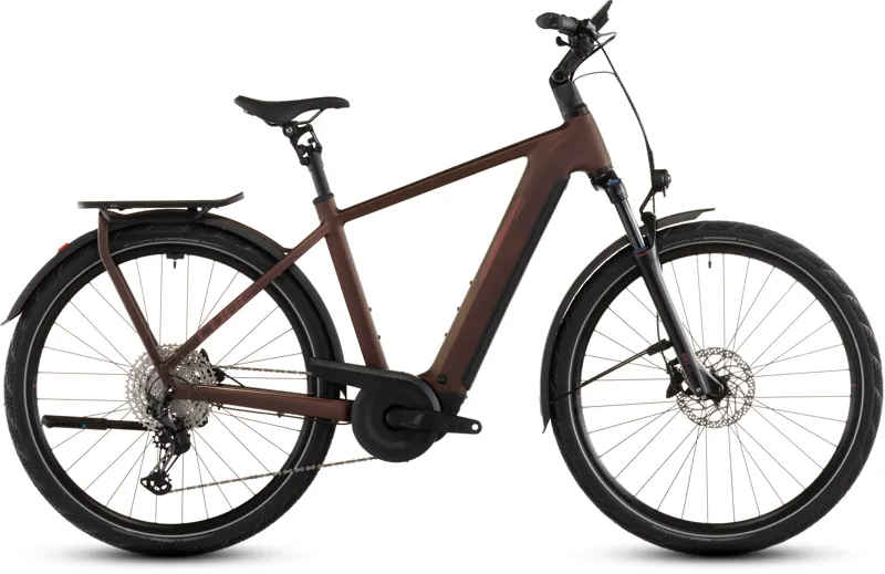 2026 Cube Kathmandu Hybrid Pro 800 Electric Hybrid Bike - Sunglow/Chrome