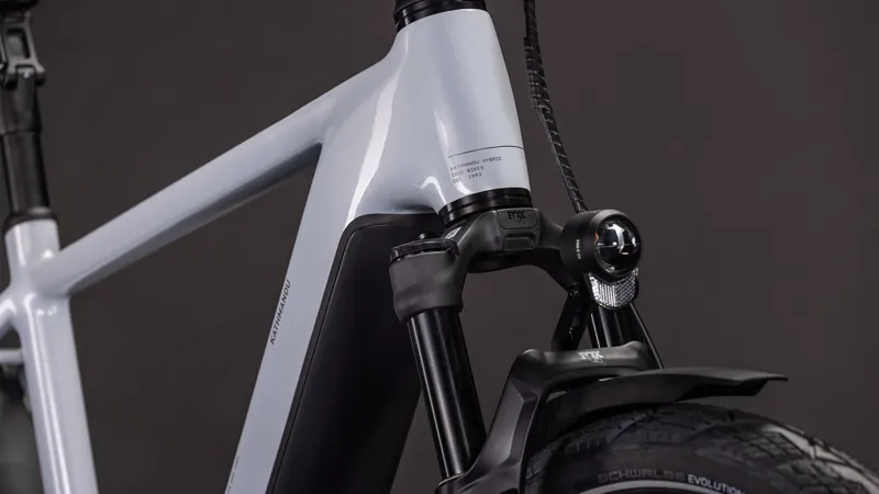 2026 Cube Kathmandu Hybrid SLX 800 Electric Hybrid Bike - Fog Grey-3