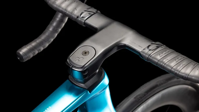 2025 Cube Litening Aero C:68X SLX Road Bike - Chrome Blue/Liquid Blue-7