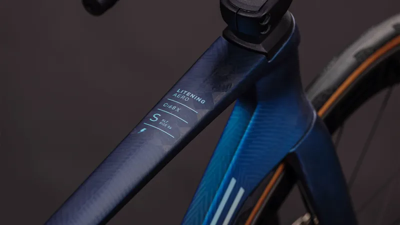 2026 Cube Litening Aero C:68X SLT Road Bike - Atlantis Grid/Ice-2