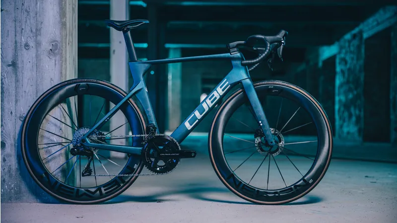 2026 Cube Litening Aero C:68X SLT Road Bike - Atlantis Grid/Ice-8