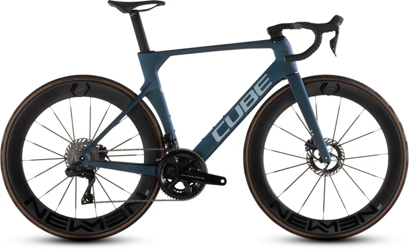 2026 Cube Litening Aero C:68X SLT Road Bike - Atlantis Grid/Ice