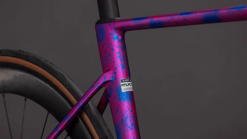 2026 Cube Litening Air C:68X Race Road Bike - Dazzle Pink/Blue-7