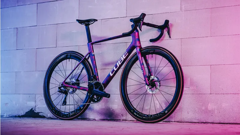 2026 Cube Litening Air C:68X Race Road Bike - Dazzle Pink/Blue-1
