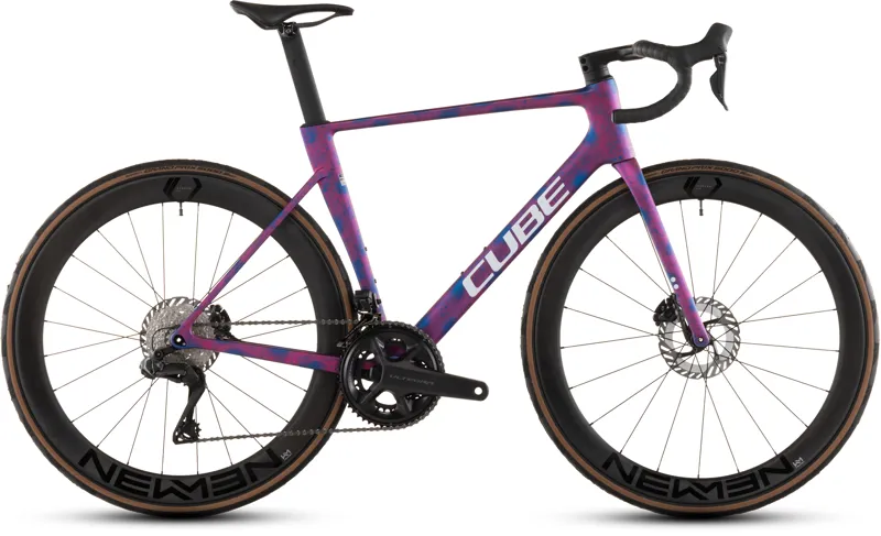 2026 Cube Litening Air C:68X Race Road Bike - Dazzle Pink/Blue
