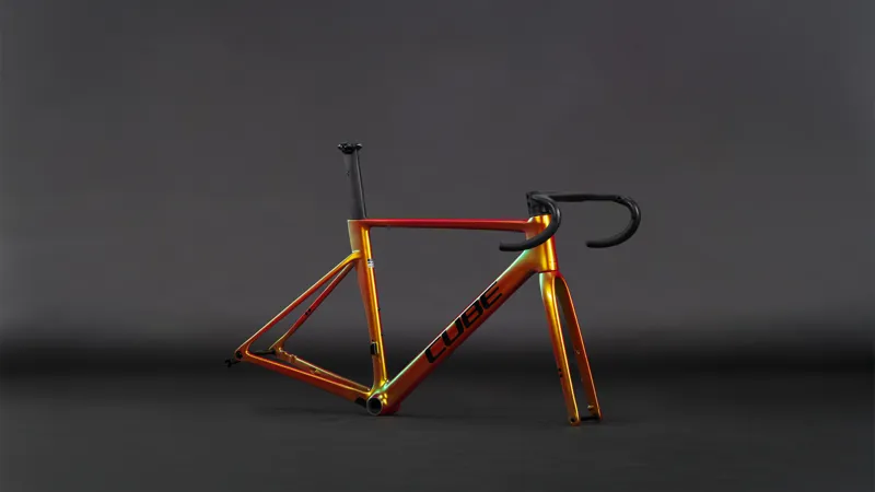 2026 Cube Litening Air C:68X Road Bike Frameset - Glowing Orange/Black-1
