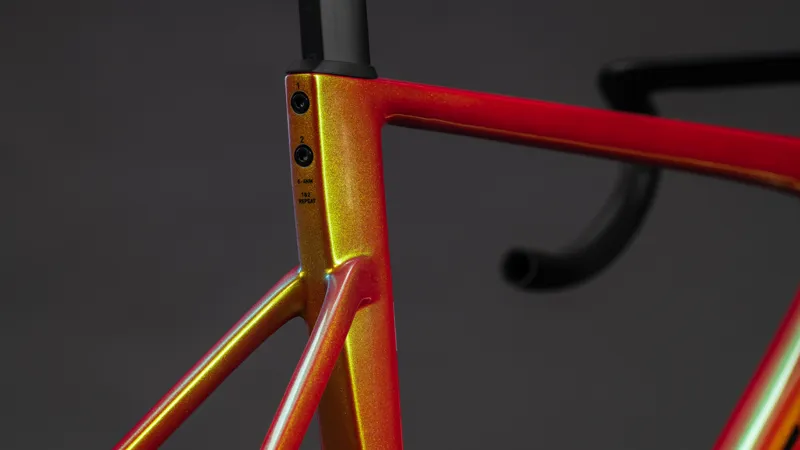 2026 Cube Litening Air C:68X Road Bike Frameset - Glowing Orange/Black-6