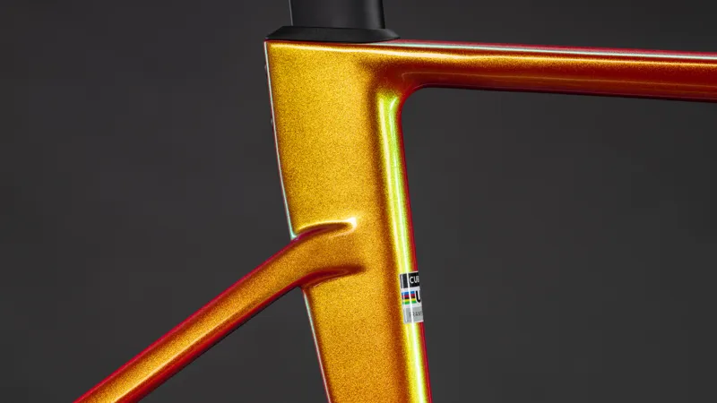 2026 Cube Litening Air C:68X Road Bike Frameset - Glowing Orange/Black-3