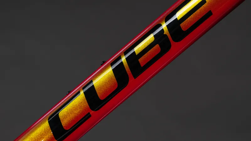 2026 Cube Litening Air C:68X Road Bike Frameset - Glowing Orange/Black-2