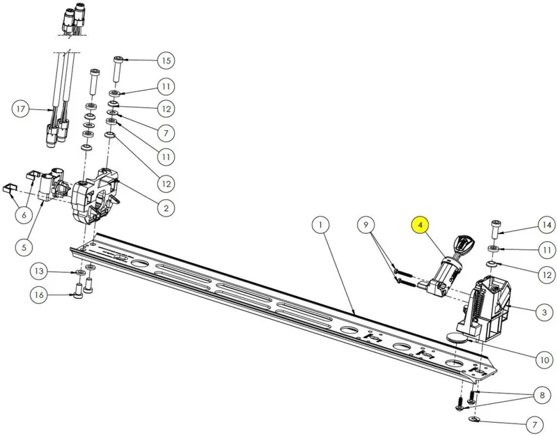 Cube Lock Cylinder ABUS 64293 - Black-1