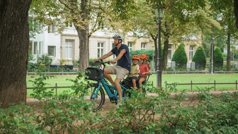 2025 Cube Longtail Hybrid Family 725 Electric Hybrid Bike - Grey/Reflex-1