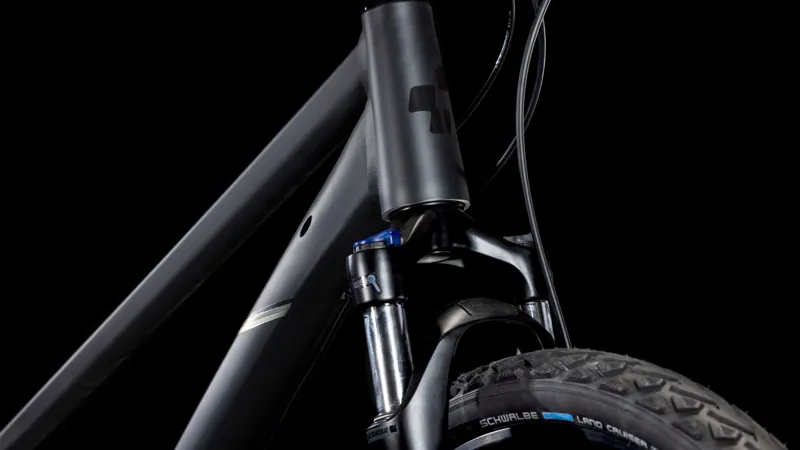 2026 Cube Nature One Trapeze Hybrid Bike - Black/Black-6