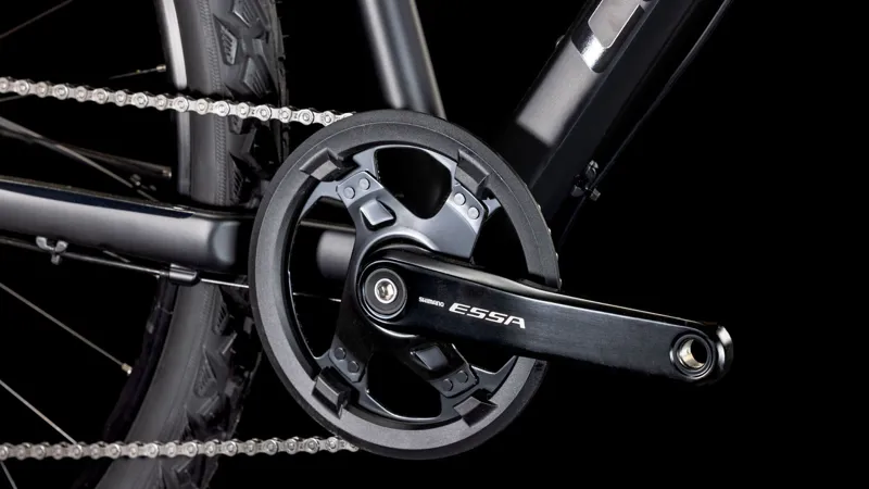 2026 Cube Nature One Trapeze Hybrid Bike - Black/Black-7