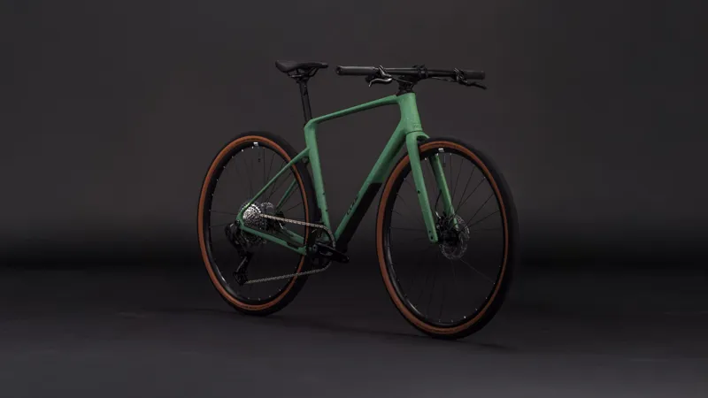 2026 Cube Nulane C:62 SLT Gravel Bike - Green Smoothie/Green-2