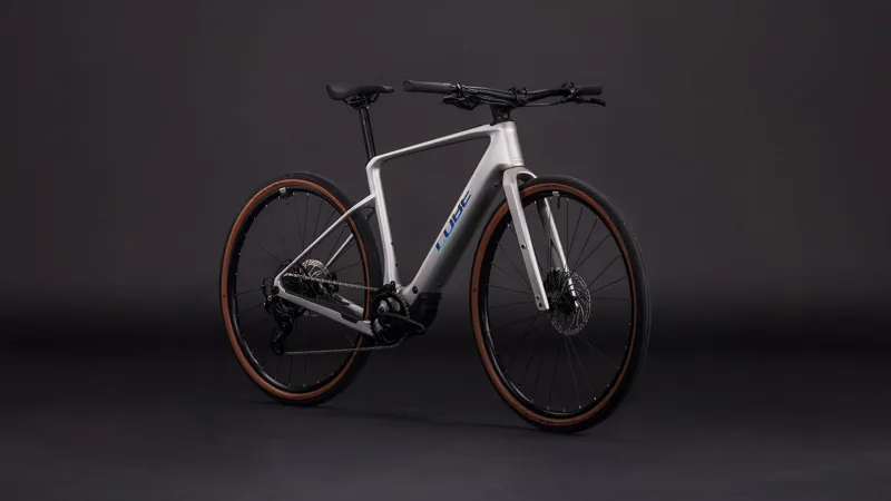 2026 Cube Nulane Hybrid C:62 Race 400X Electric Gravel Bike - Sleek Grey-2
