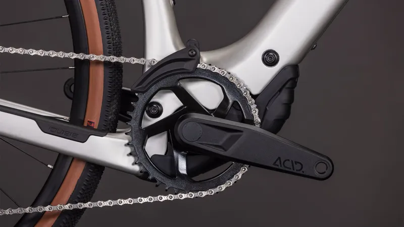 2026 Cube Nulane Hybrid C:62 Race 400X Electric Gravel Bike - Sleek Grey-5