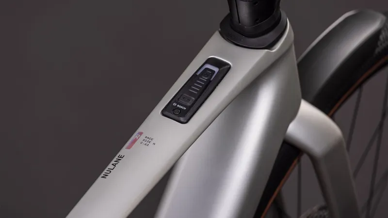 2026 Cube Nulane Hybrid C:62 Race 400X FE Electric Gravel Bike - Sleek Grey-3