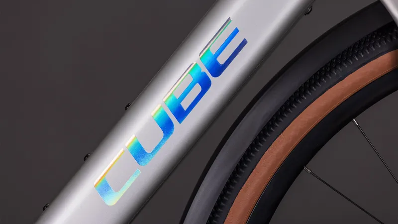 2026 Cube Nulane Hybrid C:62 Race 400X FE Electric Gravel Bike - Sleek Grey-4