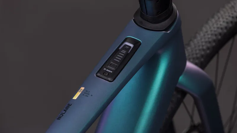 2026 Cube Nulane Hybrid C:62 SLX 400X Electric Gravel Bike - Polar Light-6