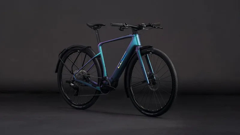 2026 Cube Nulane Hybrid C:62 SLX 400X FE Electric Gravel Bike - Polar Light-2