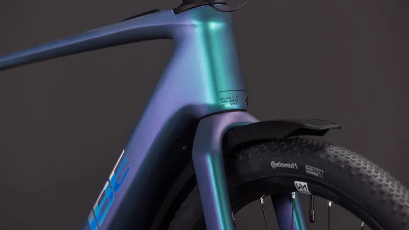 2026 Cube Nulane Hybrid C:62 SLX 400X FE Electric Gravel Bike - Polar Light-3