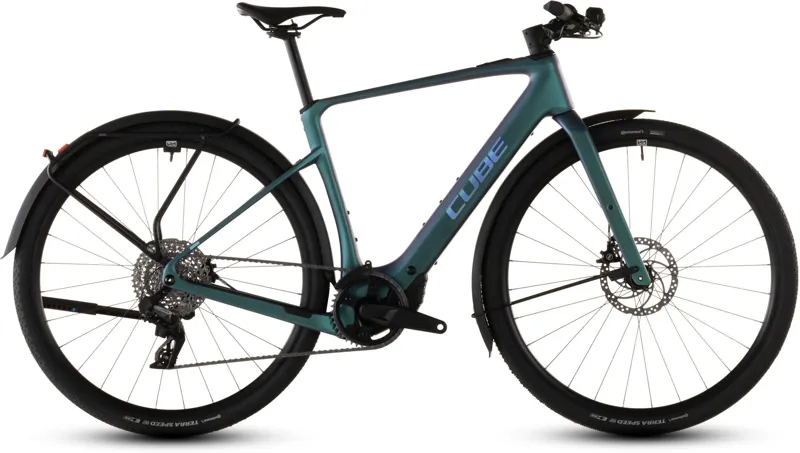 2026 Cube Nulane Hybrid C:62 SLX 400X FE Electric Gravel Bike - Polar Light