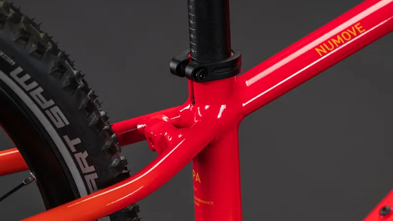 2026 Cube Numove 200 Disc Kids Mountain Bike - Red Rose/Peach-3