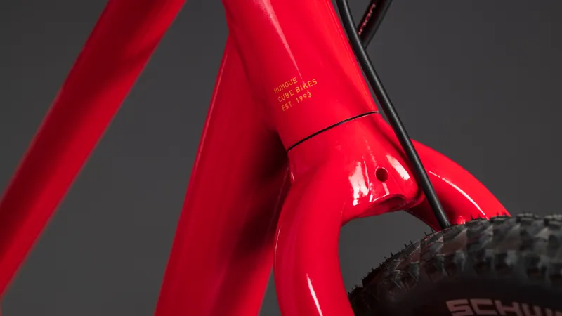 2026 Cube Numove 200 Disc Kids Mountain Bike - Red Rose/Peach-2