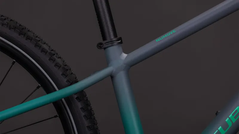 2026 Cube Numove 240 Disc Kids Mountain Bike - Lava Grey/Cool Green-7