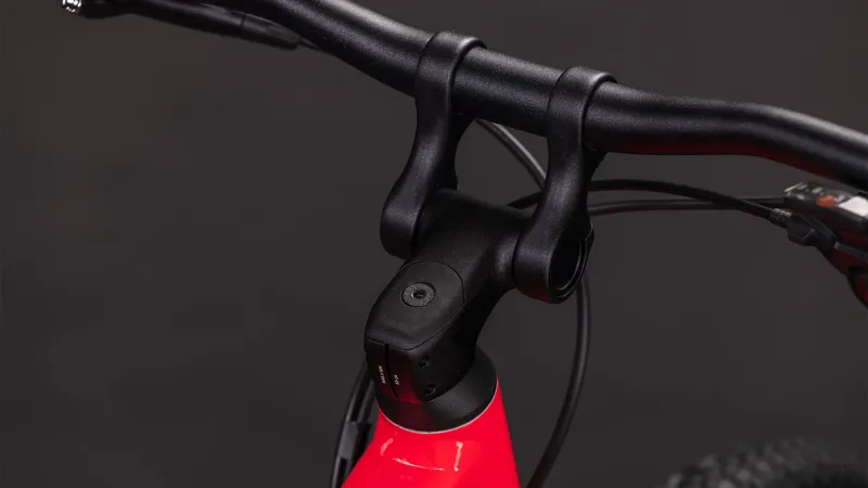 2026 Cube Numove 240 Disc Kids Mountain Bike - Red Rose/Peach-3