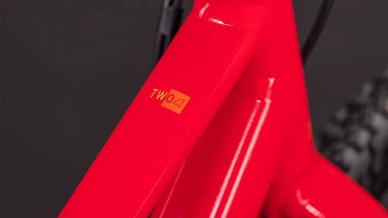 2026 Cube Numove 240 Disc Kids Mountain Bike - Red Rose/Peach-4