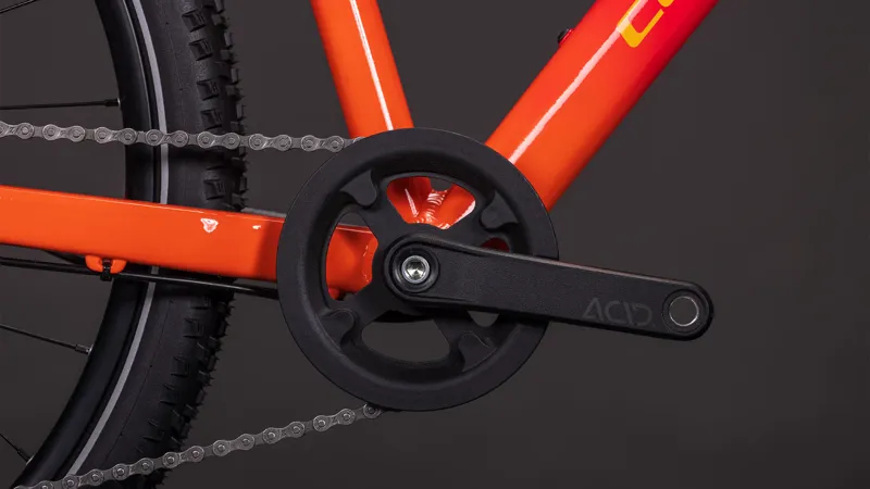 2026 Cube Numove 240 Disc Kids Mountain Bike - Red Rose/Peach-6