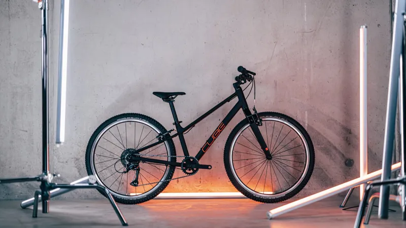 Cube Numove 240 Kids Mountain Bike - Black/Orange-1