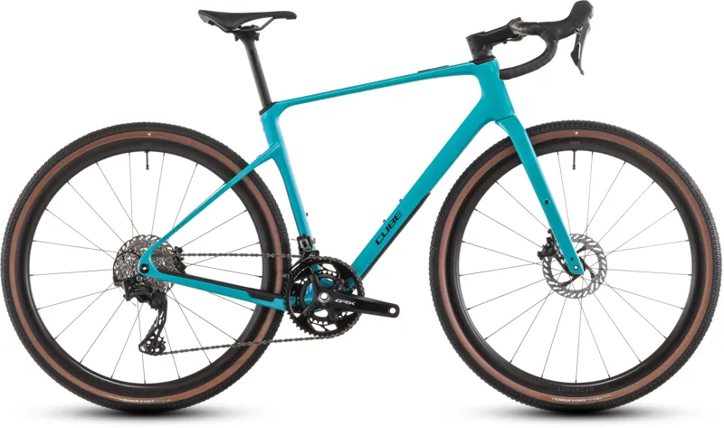2026 Cube Nuroad C62 Pro Gravel Bike - Swimming Pool/Black